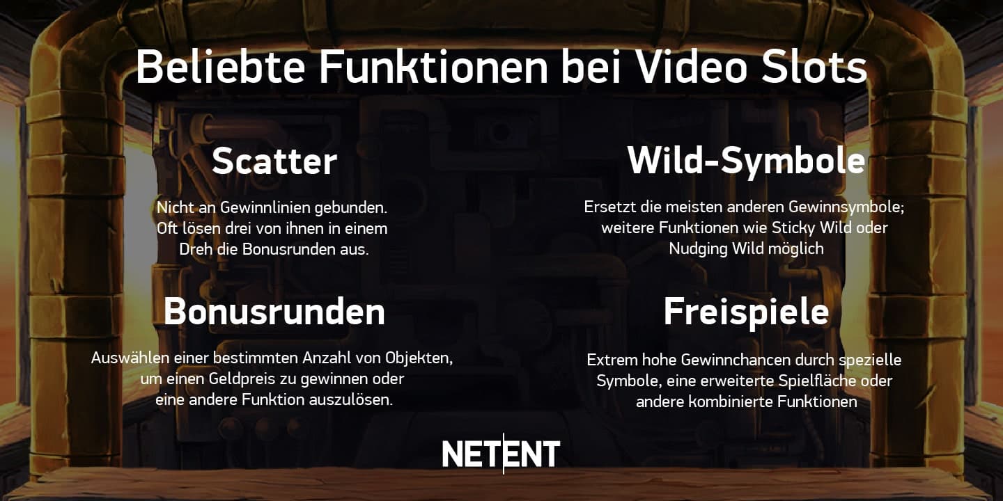 Funktionen bei Video Slots